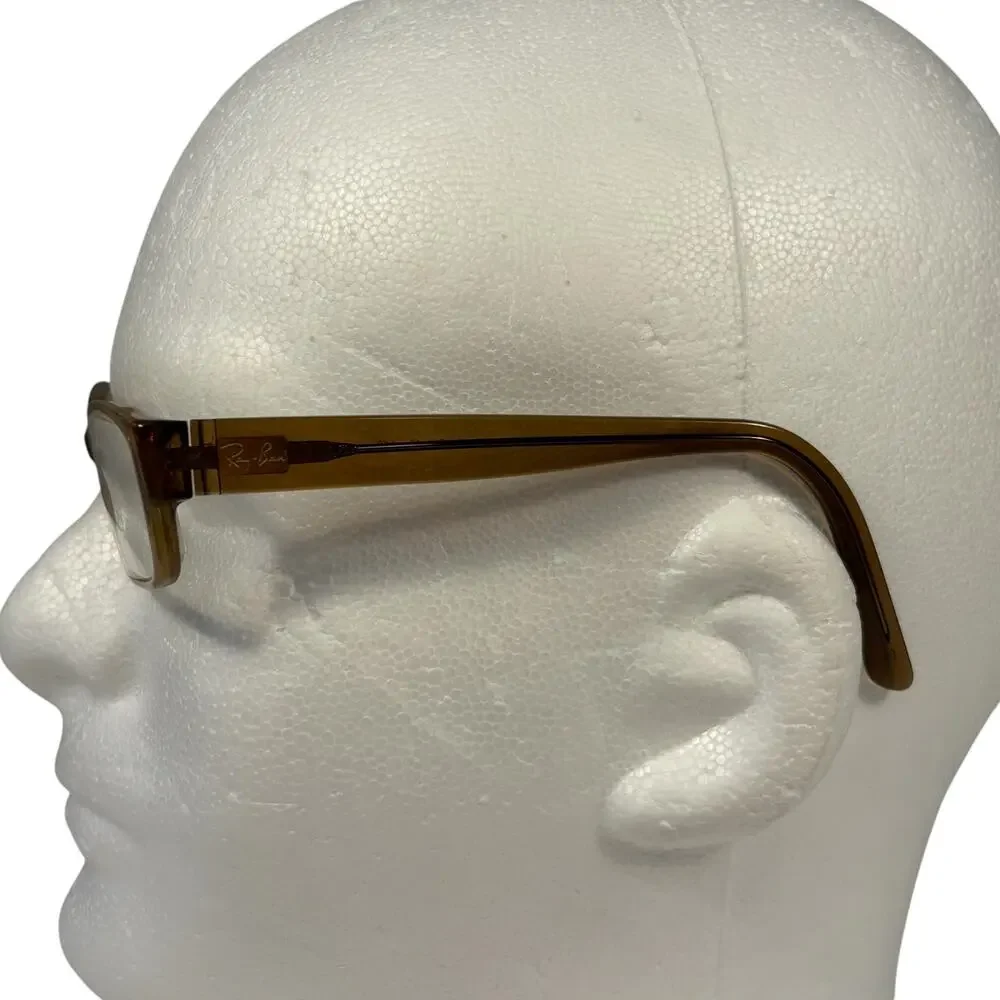 Ray Ban RB 5144 53-15 140 Brown Rectangular Eyeglasses *FRAMES ONLY* Womens